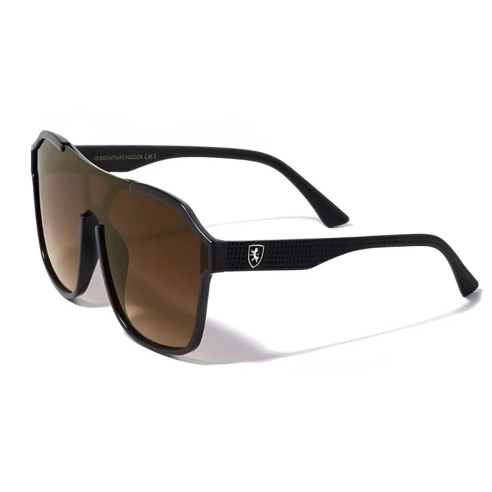 Men's Square Sunglasses Fashion Oversized Shield Sun Glasses Sporty Trendy Style
